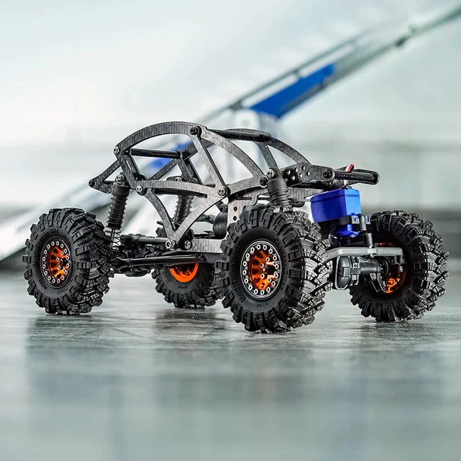 INJORA Kangaroo Carbon Fiber Chassis Frame Kit For 1/18 TRX4M - Image 9