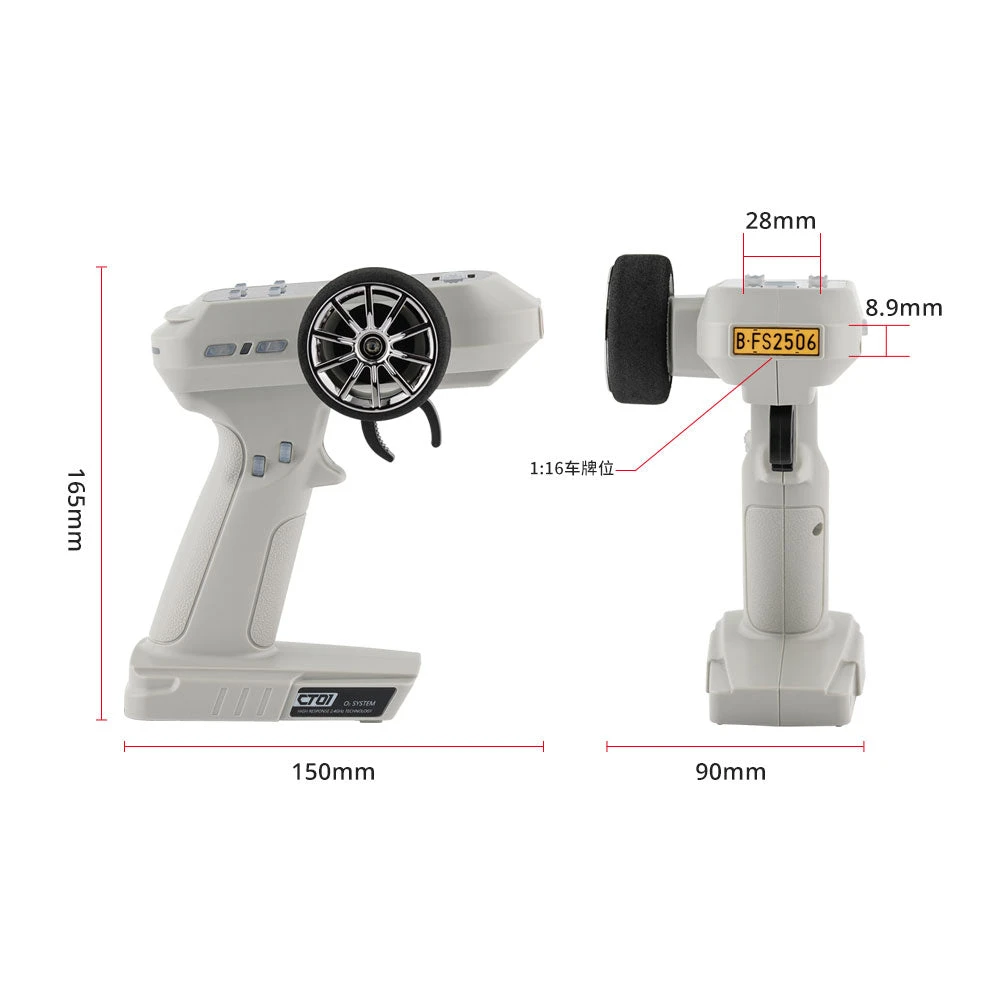 LDARC CT01 8 Channel Surface Radio For RC Car & Tank & Boat - WHITE - Image 10