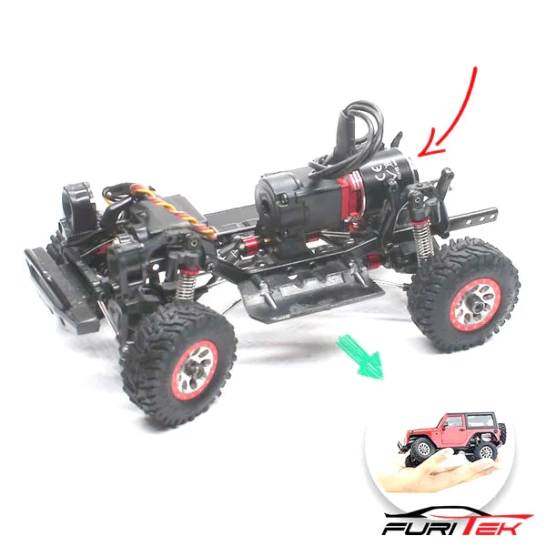 Furitek Springtail Transmission Power For 1/32 1/34 Crawlers - Image 3