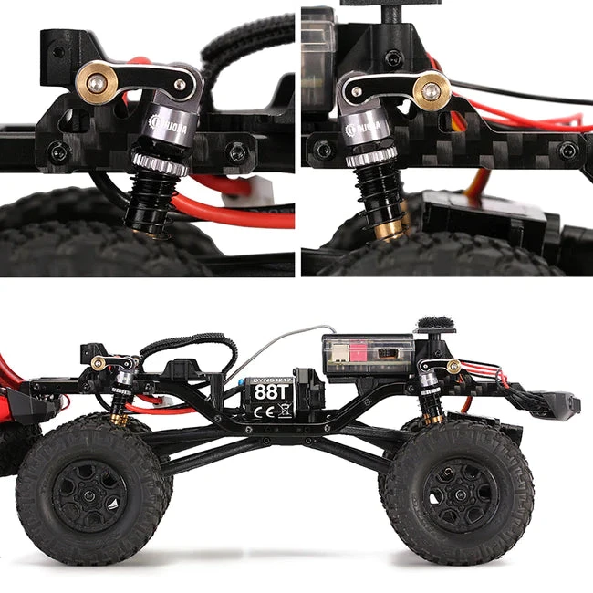 INJORA CNC Aluminum Flex Blades Suspension Travel Extension For 1/24 Axial SCX24 - Image 11