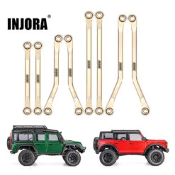 INJORA 42g Brass High Clearance Chassis Links Set For 1/18 TRX4M