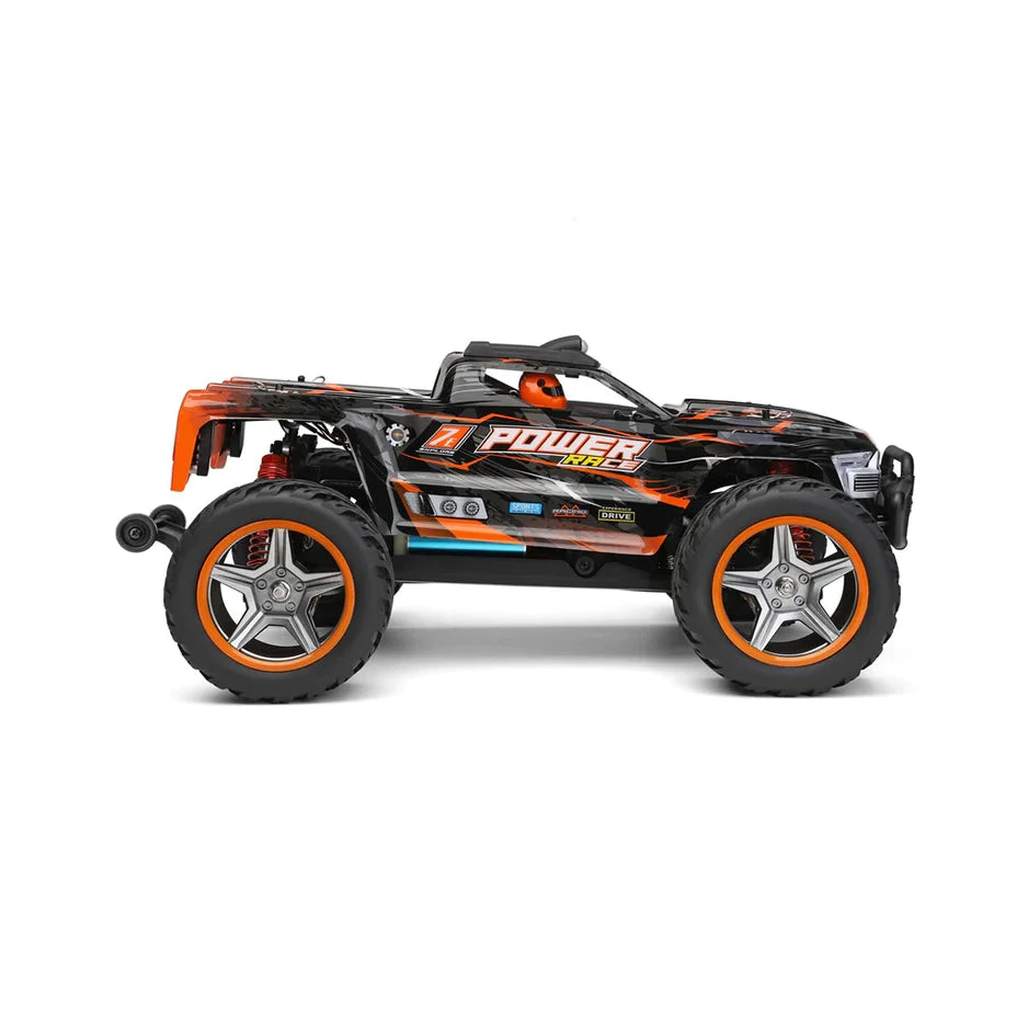 WLtoys 1/10 Brushless 4wd RC Monster Truck RTR - Orange - Image 5