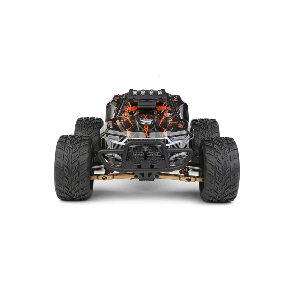 WLtoys 1/10 Brushless 4wd RC Monster Truck RTR - Orange - Image 6