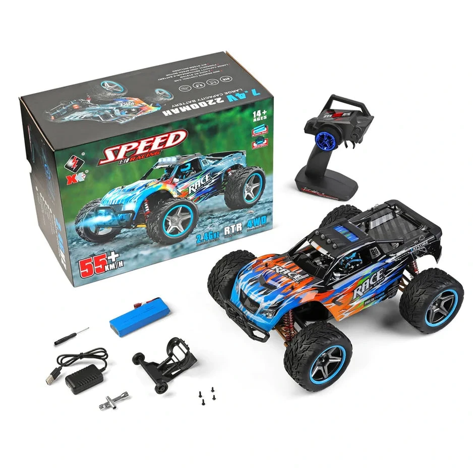 WLtoys 1/10 2.4G 4WD 55KM/H Brushless High Speed Racing Car Remote Control Crawler BigFoot Monster Truck - Image 2