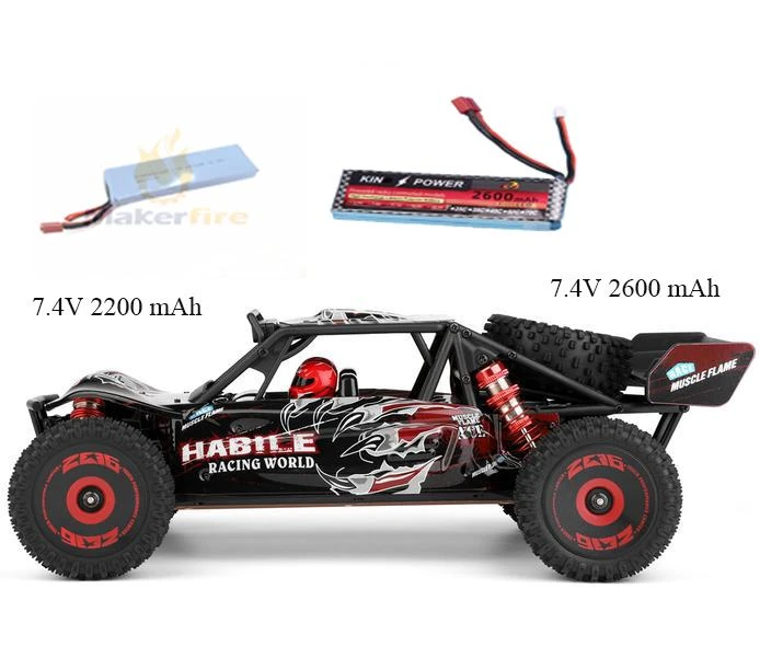 WLtoys 1/12 Brushless 4wd 75Km/h RC Electric Truck RTR - Image 2