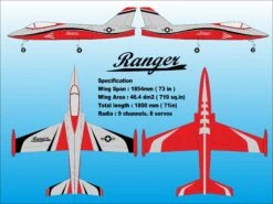 Boomerang Ranger Sport Jet - Silver / Red