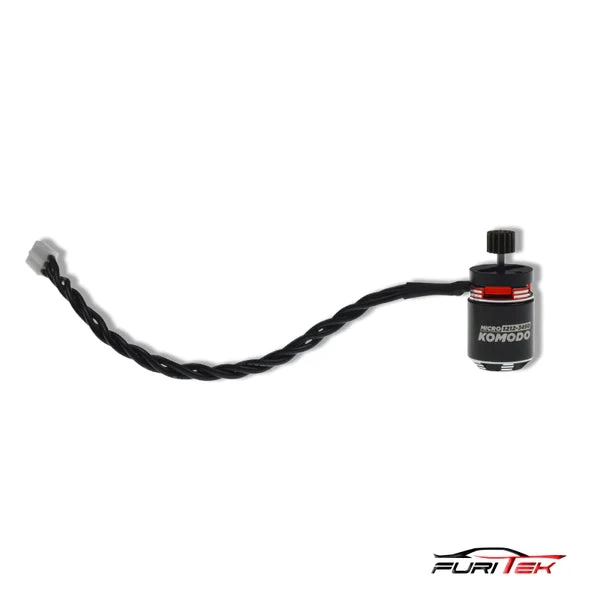 FURITEK MICRO KOMODO 1212 3450KV BRUSHLESS MOTOR WITH 15T STEEL PINION FOR FURY WAGON FX118 - Image 2
