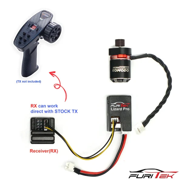 FURITEK STINGER BRUSHLESS POWER SYSTEM WITH RECEIVER FOR FCX24 - Image 2