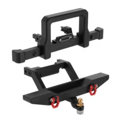 INJORA CNC Aluminum Classic Front Rear Bumper For 1/18 TRX4M Defender