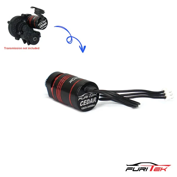 FURITEK CEDAR 1825 3456KV INRUNNER BRUSHLESS MOTOR WITH STEEL PINION FOR FCX24 - Image 4