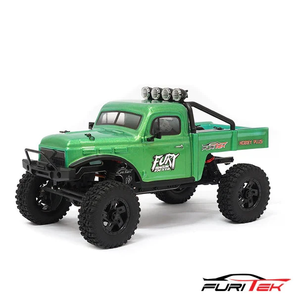 FURITEK FX118 FURY WAGON RTR BRUSHLESS 1/18 RC CRAWLER KIT (GREEN) - Image 2