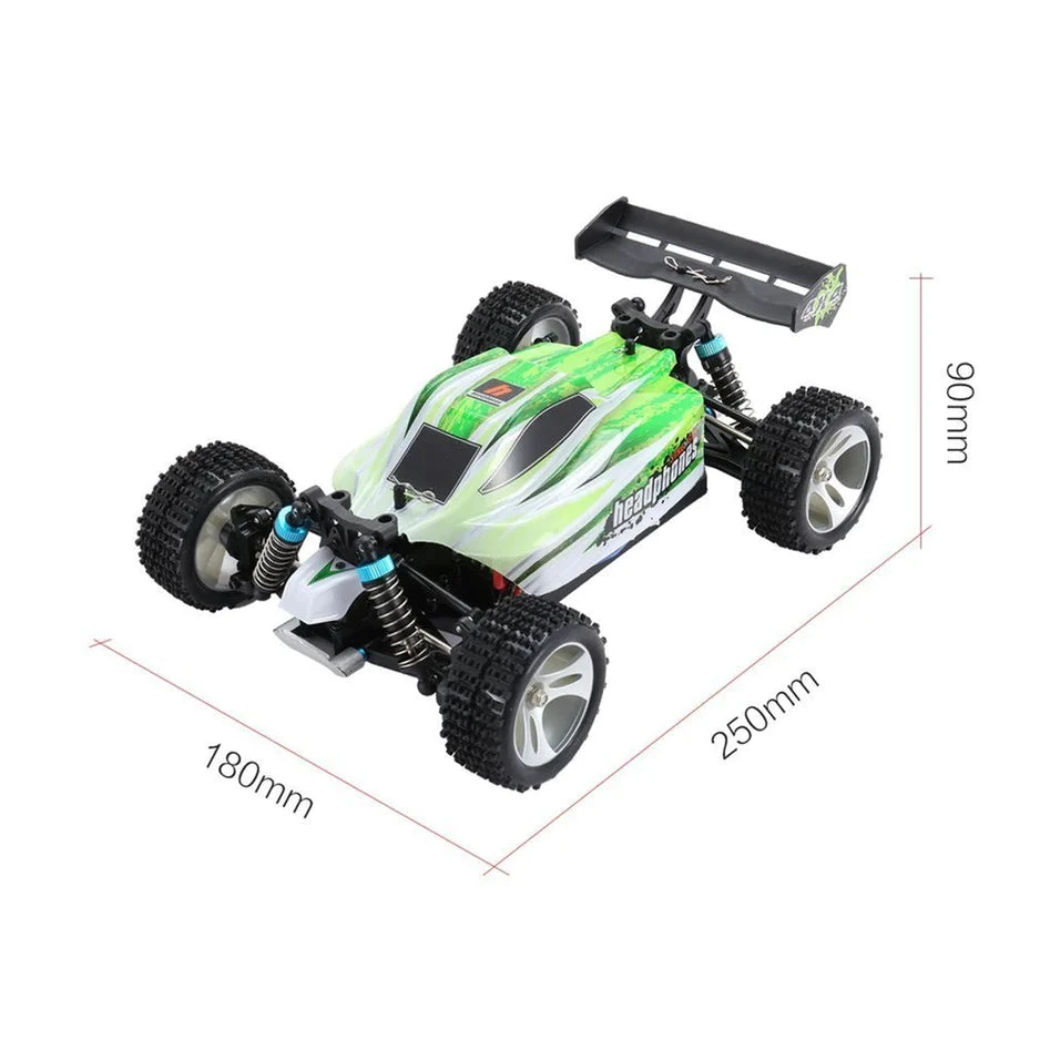 WLtoys 2.4G 1/18 Full Proportional Remote Control 4WD Vehicle 70km/h High Speed Electric RTR - Image 6