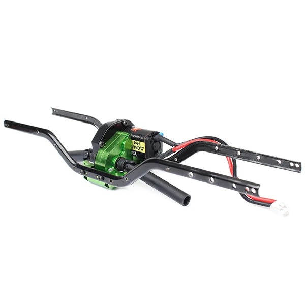 NexxRacing CNC Aluminum Gear Box For Axial SCX24 RC Crawler (GREEN) - Image 6