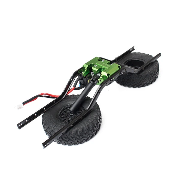 NexxRacing CNC Aluminum Gear Box For Axial SCX24 RC Crawler (GREEN) - Image 7