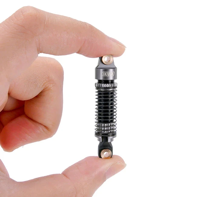 INJORA 59mm Long Threaded Oil Filled Shocks For 1/18 TRX4M (4pcs) - BLACK - Image 3