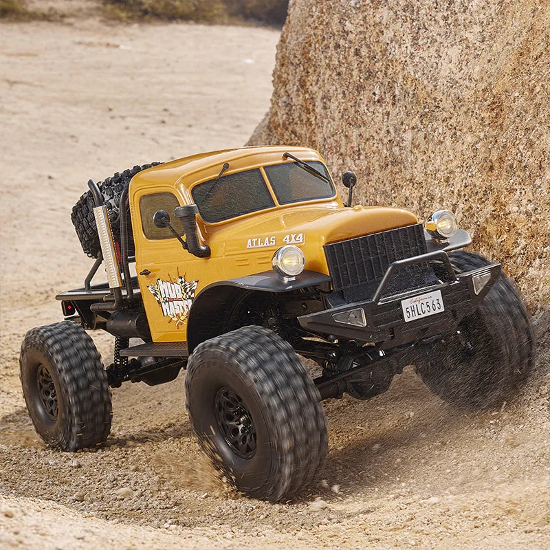 FMS ROCHOBBY 1:10 Atlas 4x4 Off-Road Truck RS - YELLOW - Image 3