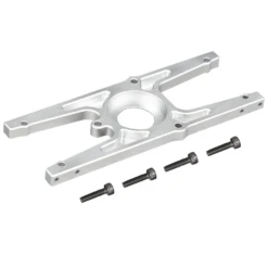 OMP M4 Helicopter Main Plate - Silver