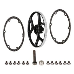 OMP M4 Helicopter Main Pulley 99T - Black