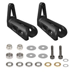 OMP M4 Helicopter Tail Blade Grip Set - Black