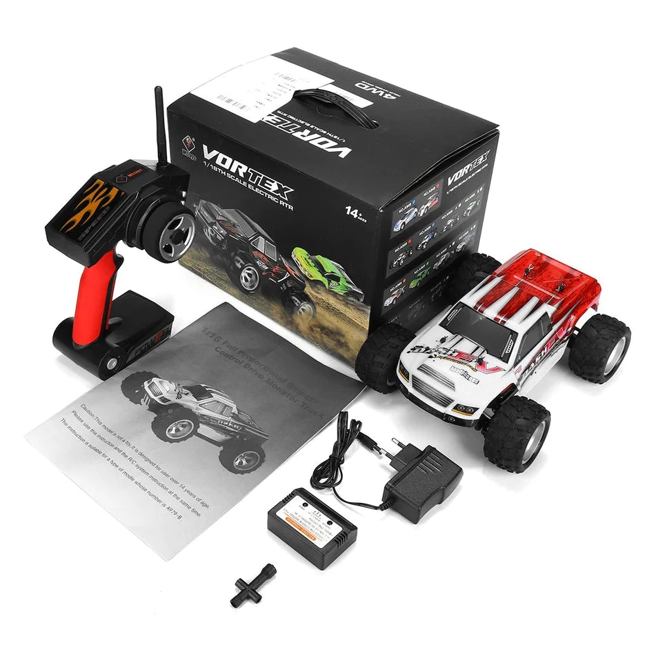 WLtoys 1:18 Truck 2.4G 4WD Remote Control Car 70km/h High Speed Off-Road Racing - Image 6