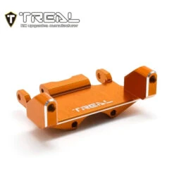 TREAL AX24 Aluminum 7075 Servo Mount Compatible With EMAX Servo For 1/24 Axial AX24 XC-1 4WS Crawler (ORANGE)