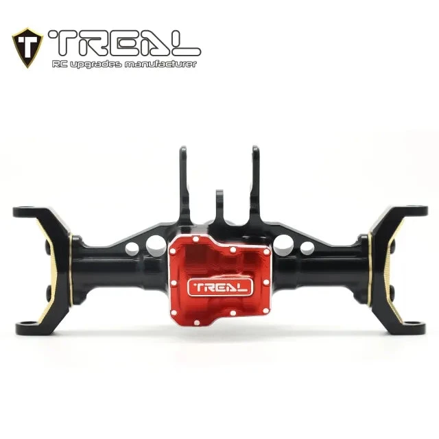 TREAL Aluminum 7075 Front Axle Housing W Brass C Hubs Upgrades For 1/18 TRX-4M Defender Bronco - Image 2