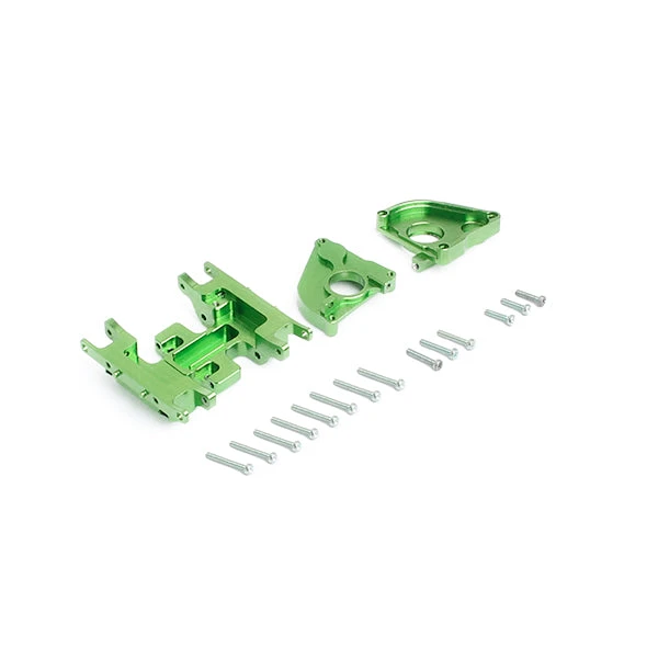 NexxRacing CNC Aluminum Gear Box For Axial SCX24 RC Crawler (GREEN) - Image 2