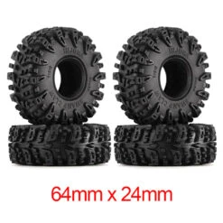 INJORA Swamp Claw 1.0" M/T Tires 64mmx24mm (4)