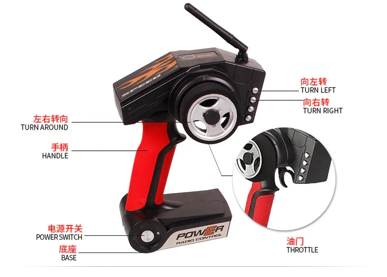 WLtoys 1:18 Truck 2.4G 4WD Remote Control Car 70km/h High Speed Off-Road Racing - Image 5