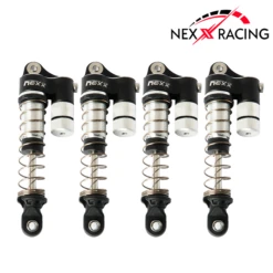 Nexx Racing Reservoir Shock (4 Pcs) For 1/18 TRX-4M - BLACK