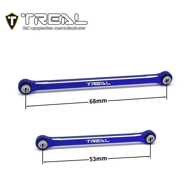 TREAL TRX-4M Lower Links Set (4pcs) Aluminum 7075 Lower Chassis 4-Links Upgrades 1/18 Scale - Image 4