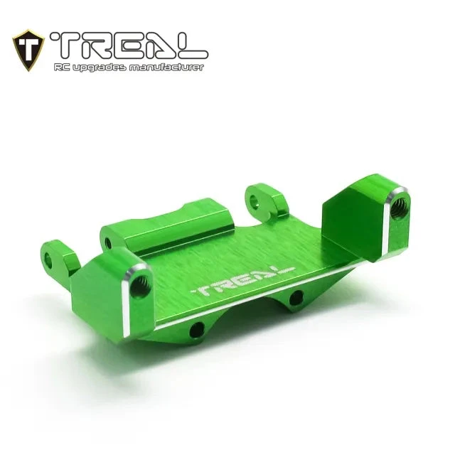 TREAL AX24 Aluminum 7075 Servo Mount Compatible With EMAX Servo For 1/24 Axial AX24 XC-1 4WS Crawler (GREEN)