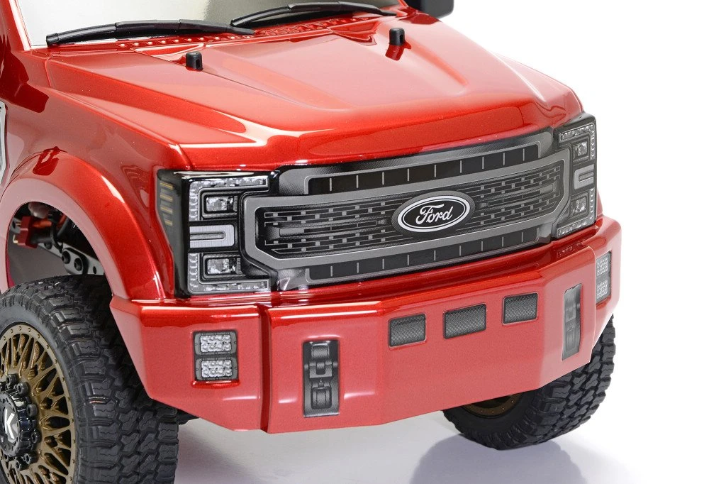 8982 FORD F450 SD 1/10 4WD RTR (RED Candy Apple) Custom Truck DL-Series - Image 6