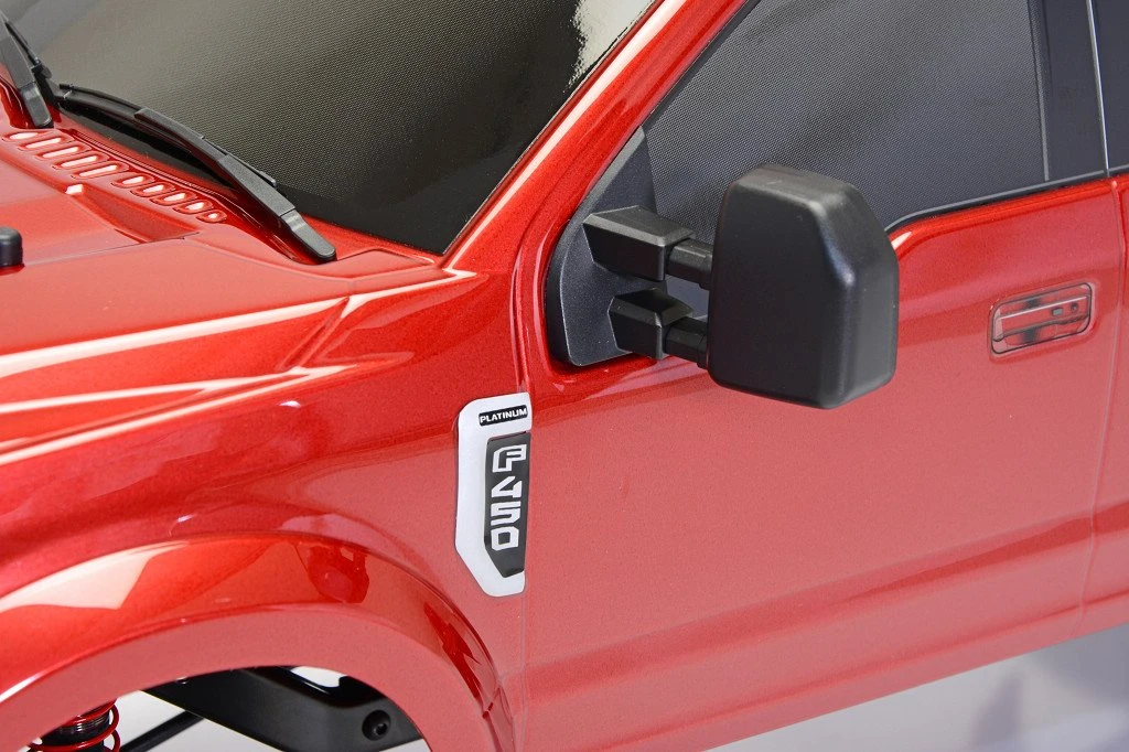 8982 FORD F450 SD 1/10 4WD RTR (RED Candy Apple) Custom Truck DL-Series - Image 8