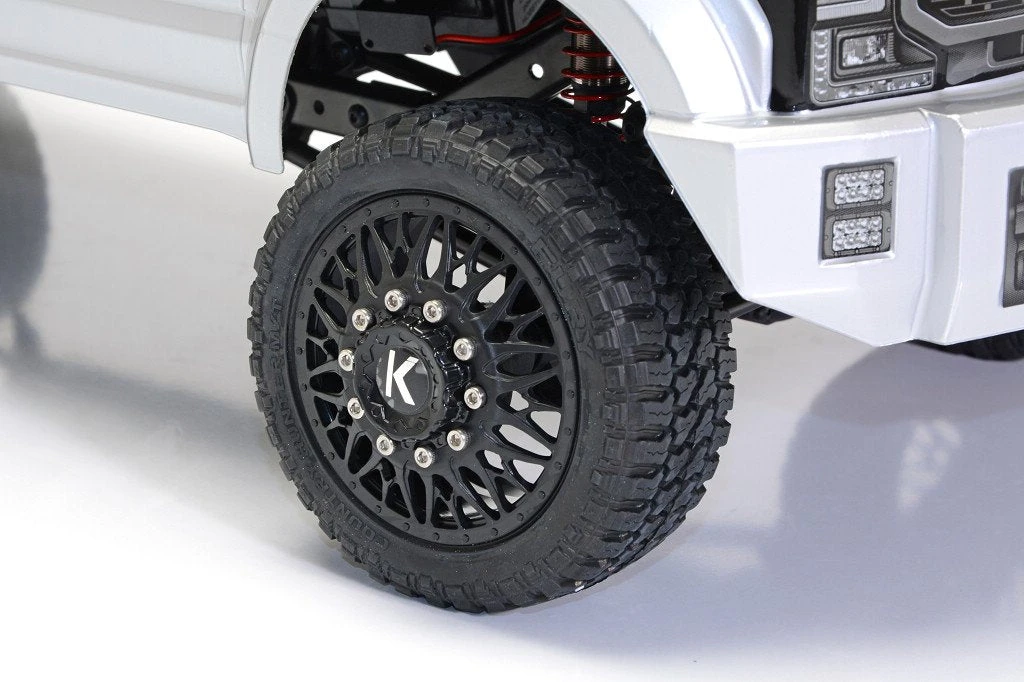 8983 FORD F450 SD 1/10 4WD RTR (SILVER Mercury) Custom Truck DL-Series - Image 11