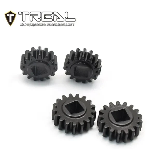 TREAL SCX24 Overdrive Portal Gears 15T/17T Harden Steel Gears Compatible With TREAL SCX24 Portal Axles - Image 2