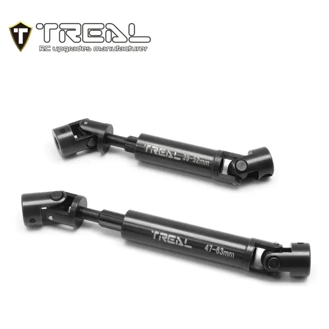 TREAL AX24 Driveshaft Set Harden Steel Metal Center Drive Shafts (2P) For 1:24 Axial AX24 XC-1 - Image 2