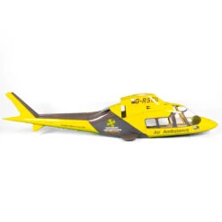 Fiberglass Scale Fuselage AGUSTA A109 .60 (700) Size - AIR AMBULANCE Color