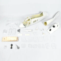 Fiberglass Scale Fuselage AGUSTA A119 .50 (600) Size - Primer Completion