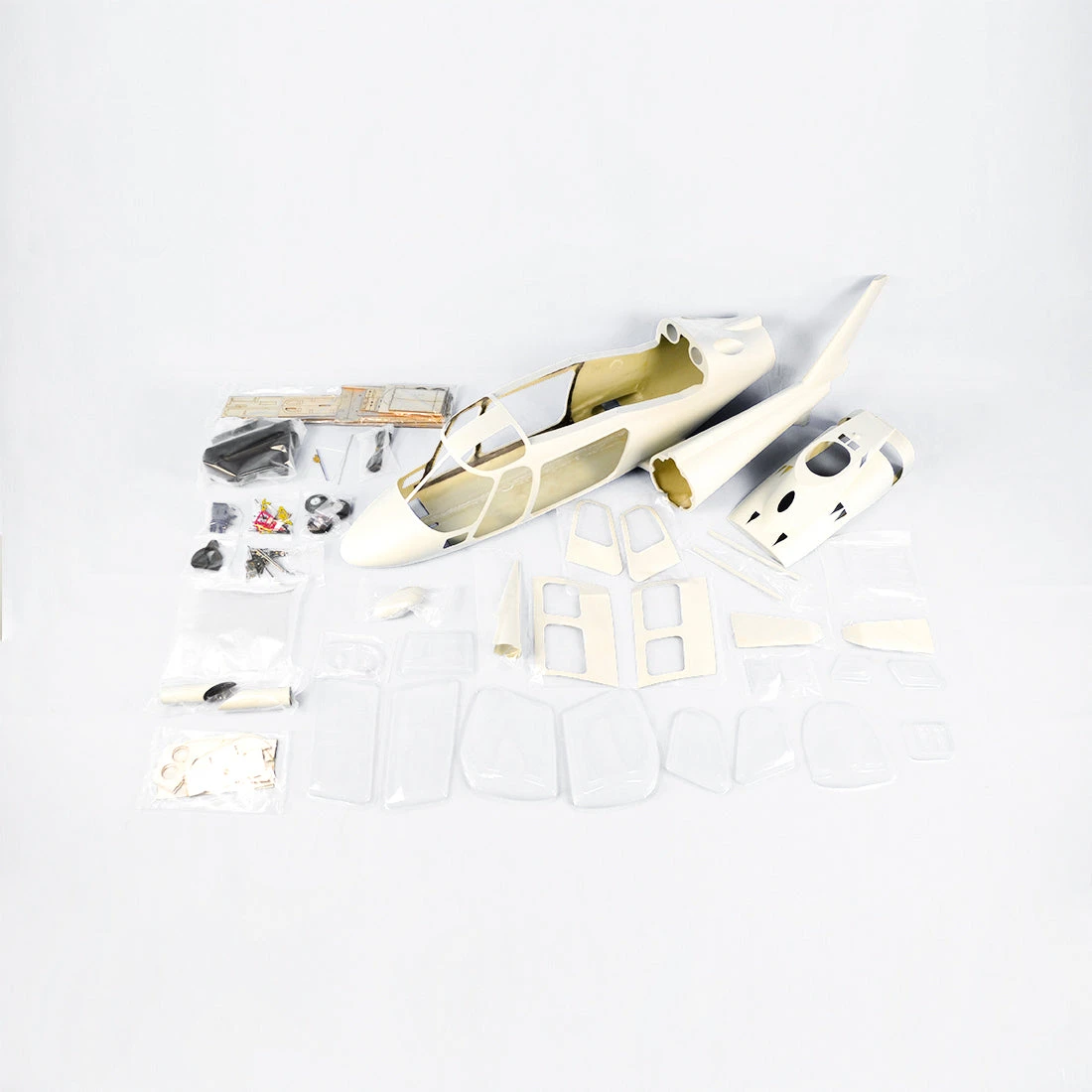 Fiberglass Scale Fuselage AGUSTA A109 .60 (700) Size - Primer Completion