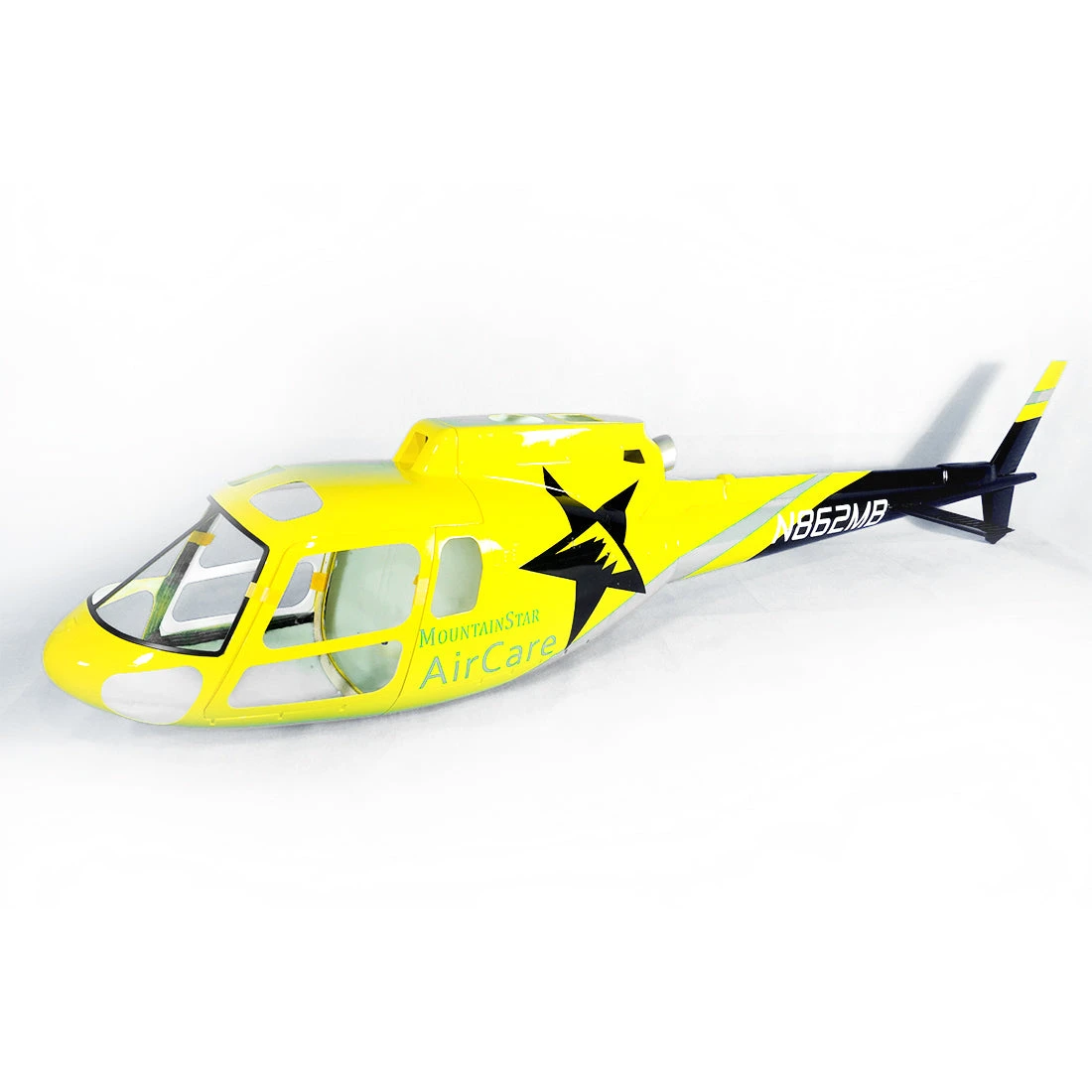 Fiberglass Scale Fuselage AS350 .60 (700) Size - AIR CARE Color