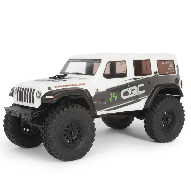 Axial 1/24 SCX24 2019 Jeep Wrangler JLU CRC 4WD Rock Crawler Brushed RTR - White