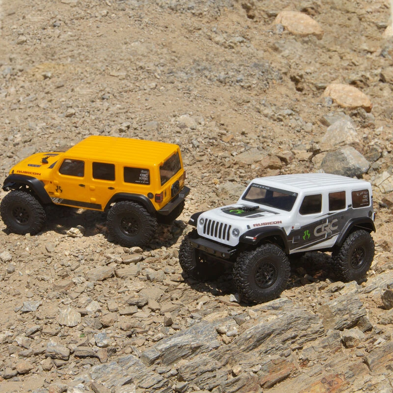 Axial 1/24 SCX24 2019 Jeep Wrangler JLU CRC 4WD Rock Crawler Brushed RTR - White - Image 4