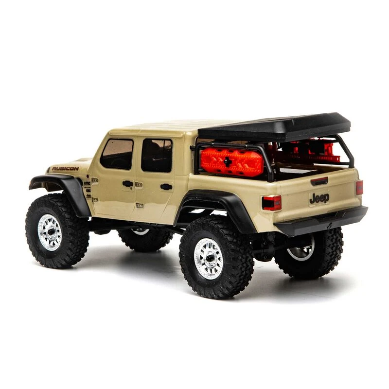 Axial SCX24 Jeep JT Gladiator 4WD Rock Crawler Brushed RTR, Beige - Image 2