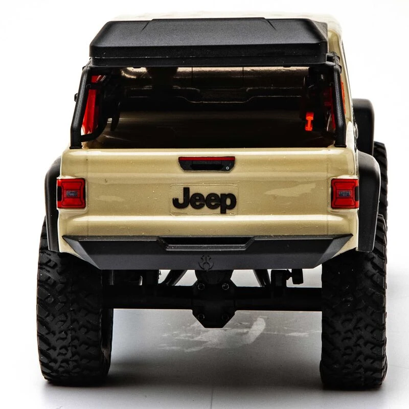 Axial SCX24 Jeep JT Gladiator 4WD Rock Crawler Brushed RTR, Beige - Image 10