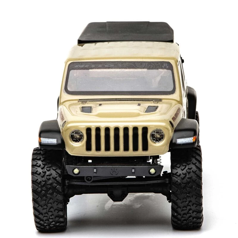 Axial SCX24 Jeep JT Gladiator 4WD Rock Crawler Brushed RTR, Beige - Image 12