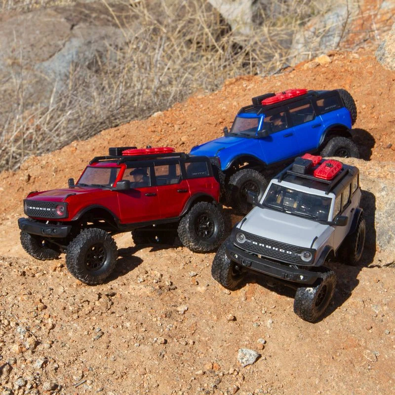 Axial Racing SCX24 2021 Bronco 4WD Truck Brushed RTR - Red - Image 6