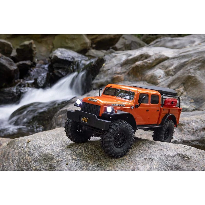 Axial SCX24 40'S 4 DOOR DODGE POWER WAGON 1/24 4WD RTR - ORANGE - Image 19