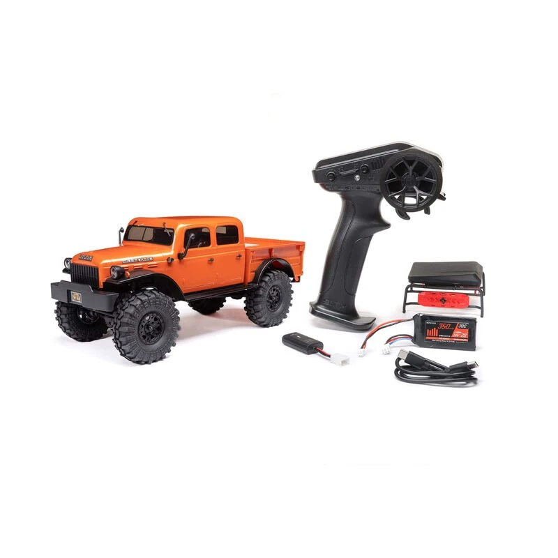 Axial SCX24 40'S 4 DOOR DODGE POWER WAGON 1/24 4WD RTR - ORANGE - Image 2