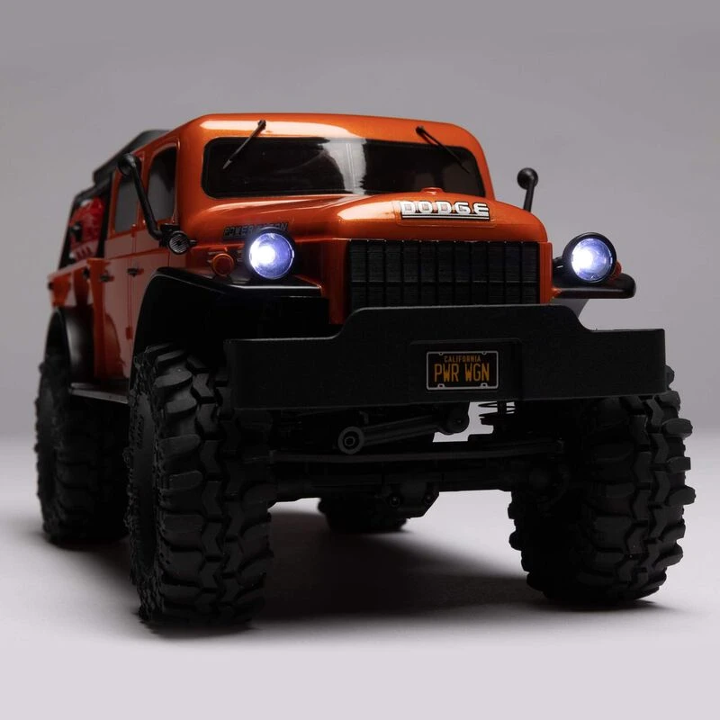 Axial SCX24 40'S 4 DOOR DODGE POWER WAGON 1/24 4WD RTR - ORANGE - Image 6